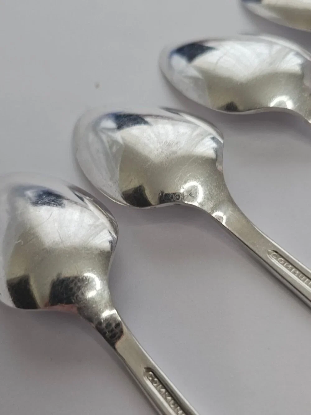 4 Oneida Coronation Spoons 6